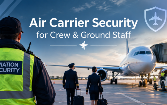 Air Carrier Security training for crew and ground staff